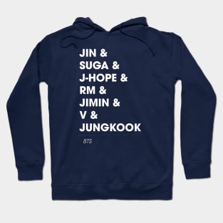 BTS Member Names Hoodie